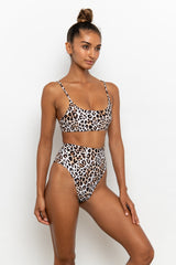 GIGI high waisted bottom - LEOPARD