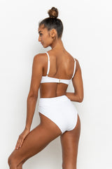 GIGI high waisted bottom - WHITE